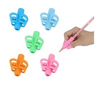 MXTIMWAN 5 Pièces D'aide à L'écriture pour Enfants, Grip Crayon pour Enfants, Grips pour Crayons en Silicone, Outil de Correction de La Posture D'écriture pour Crayons