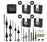 MXTIMWAN Mecanisme Horloge Murale, Kit Mécanismes de Mouvement d'Horloge à Quartz Silencieux, Mécanisme d'horloge Murale à Axe Long et Court, pour Rechange Bricolage d’Horloge