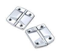 MXXDMOPD 2 Pcs Valise Boîte À Outils Support en Métal Charnières Porte Fenêtre Armoire Boîte À Bagages Support Positionnement Charnière Quincaillerie De Meubles 51 * 47mm Charnières
