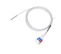 MXXDMOPD Capteur de température PT100 en Acier Inoxydable, sonde 5 x 30 mm, thermocouple, étanche, Haute précision, 3 Fils, 1/2/3/5 m(PT100 Type 5m)