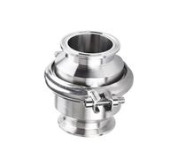 MXXDMOPD Clapet Anti-Retour à Trois Pinces de 89 mm, clapet SS304