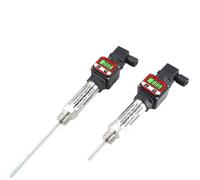 MXXDMOPD Module PT100 avec écran LCD et transmetteur de température, Sortie 4-20 mA, 0-5 V, 10 V, sonde de température enfichable, Type RTD(0-600C,200mm)