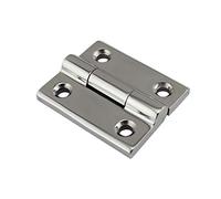 MXXDMOPD Outils de ponçage for Le Bois Inoxydable Bateau Rectangle Sangle Charnière Utilitaire Haut Miroir Cabine Pont Charnière avec 4 Trous5060mm 2 Pouces X 2-1/4 Pouces 5pcs