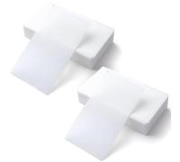 Mxxipp Lot de 100 papiers permanents épais pour cheveux résistants aux hautes températures pour salon de coiffure professionnel à domicile - Blanc