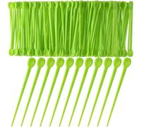 Mxxipp Lot de 100 rouleaux de pinceaux, outils de verrouillage en plastique, bigoudis pour femme, accessoires de coiffure pour femme, vert