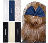 Mxxipp Lot de 6 accessoires pour chignon pour femme, cheveux longs, courts, bouclés et raides