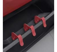 MXYUANHANG 3 Pièces Séparateur de Rangement pour Renault Kangoo II 2008-2021, Panneau de Portière Organisateur Boîte Rangement Accessoire Flexible,Red