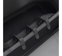 MXYUANHANG 3 Pièces Séparateur de Rangement pour Skoda KODIAQ 2 (5-Sitzer) 2024-2026, Panneau de Portière Organisateur Boîte Rangement Accessoire Flexible,Black