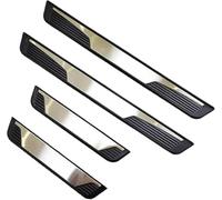 MXYUANHANG 4 Pièces Voiture Acier Inoxydable Seuil Porte Plaques pour Citroen C3 IV Benzina/Disel/Hybrid/Electric 2025-, Threshold Bar Protection Autocollant Anti-Rayures