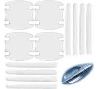 MXYUANHANG 8 pièces Autocollants de Protection Portiere Voiture pour Dacia Renault Sandero 2013-2021 2022, Protecteur Poignée Porte de Voiture Protecteur Poignée Porte