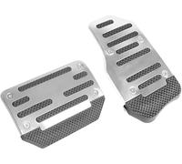 MXYUANHANG Pédales De Voiture pour Citroën Spacetourer I 2016-2024, Pédale D'accélérateur de Voiture Couvre-pédale Pédales de Pied,Silver-Automatic