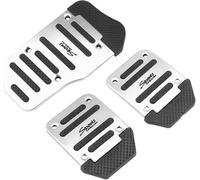 MXYUANHANG Pédales De Voiture pour KIA EV3 (2024-2025), Pédale D'accélérateur de Voiture Couvre-pédale Pédales de Pied,Silver-Manual Transmission