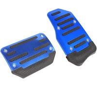 MXYUANHANG Pédales De Voiture pour Kia EV9 2023-2024, Pédale D'accélérateur de Voiture Couvre-pédale Pédales de Pied,Blue-Automatic