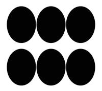 MxyVrix 6 Pièces Genouillères Enfants Patch de Vêtements Thermoadhésif, Genouillères et Coudières en Tissu Résistant, Taille Universelle, pour Pantalons, Usage Quotidien (Noir)
