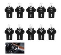 MxyVrix Pack de 10 Ampoules LED T5 pour Tableau de Bord de Voiture, 12V 1,2W, Lumière Jaune Clair, Compatible avec Numéros de Pièce T5