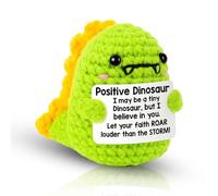 MXYZQDE Soutien émotionnel - Dinosaure vert - Cadeau de courage - Un cadeau chaleureux pour les amis et la famille - Un partenaire qui réduit le stress à la maison et au bureau