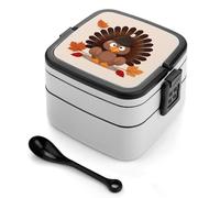 MXZERFKGLA Boîte à bento pour adulte - Boîte à déjeuner avec ustensiles - Feuille d'érable - Marron foncé - Boîte à déjeuner étanche à double couche pour salle à manger, travail, pique-nique, voyage