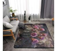 MXZERFKGLA Grand tapis antidérapant lavable pour salon, chambre à coucher, salle à manger, décoration d'intérieur, motif hérisson, cactus - 160 x 120 cm