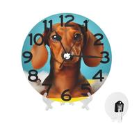 MXZERFKGLA Horloge murale de 25,4 cm à piles, silencieuse, sans tic-tac, horloge ronde décorative pour salon, chambre à coucher, cuisine, bureau, salle à manger, décoration d'intérieur