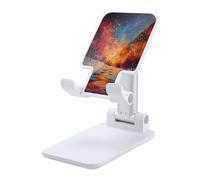 MXZERFKGLA Support de téléphone portable pliable pour bureau - Support de téléphone portable réglable - Coloré - Support de téléphone portable antidérapant - Compatible avec tous les téléphones