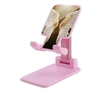 MXZERFKGLA Support de téléphone portable pour bureau - Pliable - Réglable - Aile d'ange - Support de téléphone portable antidérapant - Compatible avec tous les téléphones portables