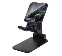 MXZERFKGLA Support de téléphone portable pour bureau - Pliable - Réglable - Cactus vert - Support de téléphone portable antidérapant - Compatible avec tous les téléphones portables