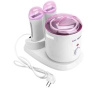 MXZZAND Chauffe-cire 3-en-1 800 ml - 180W, température réglable, blanc/rose