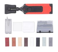Mxzzand cire à gratter pour sol Kit de réparation de carrelage, ensemble d'outils de réparation de pierre avec 8 bricolage piece