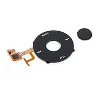 Mxzzand Clickwheel Bouton de rechange robuste facile à installer pour iPod Video 5 Noir