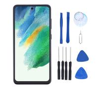 Mxzzand Écran de remplacement pour SM G990B Écran tactile de remplacement pour S21 FE 5G SM G990B TFT avec cadre telephonie pack