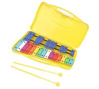 Mxzzand Xylophone Professionnel 25 Notes Enfant Boîte Jaune