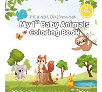 My 1st Baby Animals Coloring Book
