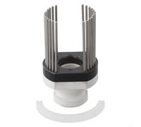 MY-380F Accessoires pour machine de codage à encre solide Cadre de personnage, 24 aiguilles, acier inoxydable et plastique, type T Double ouverture