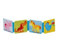 Goki - Fabric Drawing Book with Bell and Sound Sheet Coloring Notebooks, Multico