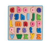 Bigjigs Toys Chunky Alphabet Puzzle (kleine letters) - Educational Jigsaw