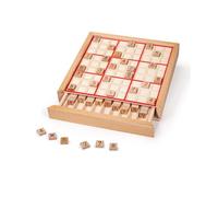 Bigjigs Toys – Jeu de Sudoku en bois – Jouet éducatif