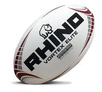 Rhino - Ballon de Rugby Vortex Elite (Taille 1) (Blanc)