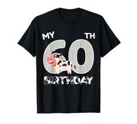 My 60th Birthday Cow Moo Farm Animal60 Year Old B-Day Party T-Shirt