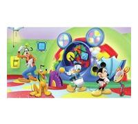 MY AGENCIES Papier peint panoramique encollé Disney Mickey et ses amis - Clubhouse Capers - 320 cm x 182,88 cm Multicolors G