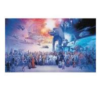 MY AGENCIES Papier peint panoramique encollé Star Wars la saga - 320 cm x 182,88 cm Multicolors G