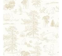 MY AGENCIES Papier Peint rouleau auto-adhésif - Winnie l'Ourson Beige G