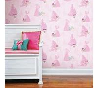 MY AGENCIES Rouleau de papier peint auto-adhésif - Ombre des Princesses Disney - Rose Rose G