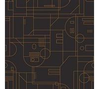 MY AGENCIES Rouleau de papier peint auto-adhésif - Star Wars Formes Géométriques R2D2 - Noir Noir G