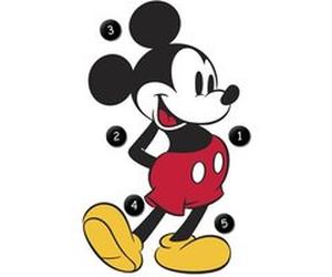 MY AGENCIES Sticker Géant Mickey Mouse Disney 101 cm Multicolors G