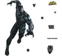 MY AGENCIES Sticker géant repositionnable Black Panther MARVEL Disney- 121,2 cm x 77,7 cm Noir G