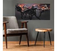 MY AGENCIES Sticker Mural Géant -Le Graphix Mural- Star Wars Mandalorian Multicolors G