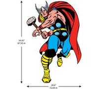 MY AGENCIES Sticker mural géant Marvel Thor Noir G