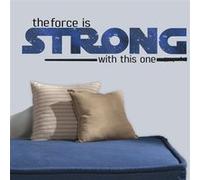 MY AGENCIES Stickers Géant Star Wars The Force is strong with this One Bleu G