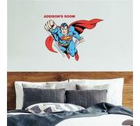 MY AGENCIES Stickers muraux géants DC Superman avec lettres de l'alphabet Multicolors