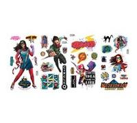 ROOMMATES Stickers Muraux Personnages Miss Marvel Multicolors